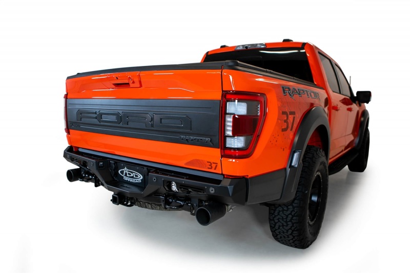 Ford Raptor Bumper - Rear - Addictive Desert Designs - Bomber - Hammer Black - `21-`27